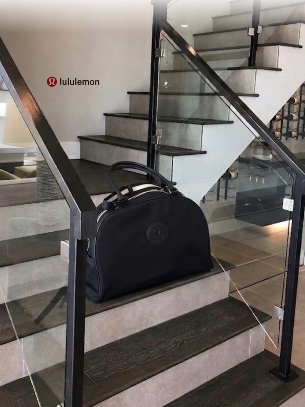 lululemon Bowler Duffle Bag 17L — Black 🖤 Used Once. Excellent condition ✨✨✨✨✨
